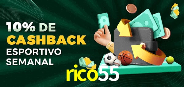 10% de bônus de cashback na rico55