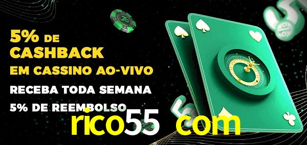 Promoções do cassino ao Vivo rico55 com
